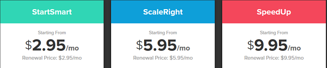 FastComet Shared Hosting Pricing