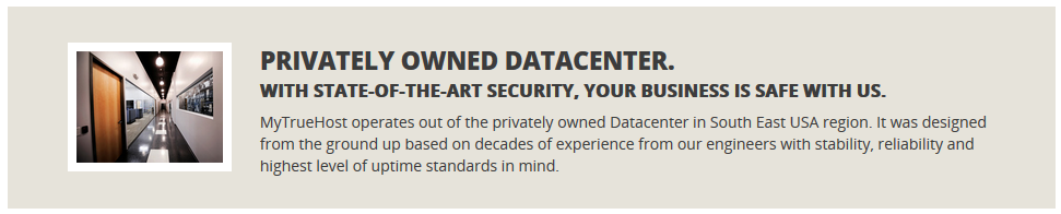 MyTrueHost Managed Linux VPS Hosting DataCenter